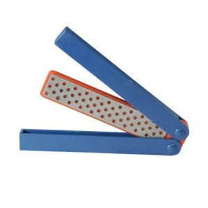 Aiguiseur diamant de poche pliant double face