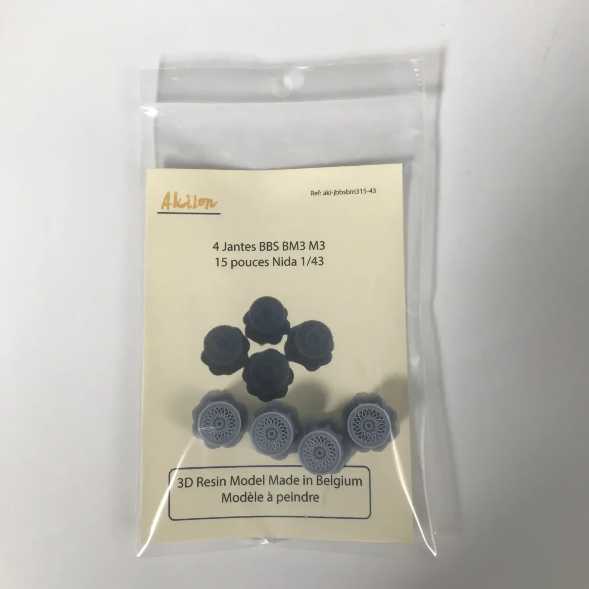 Jantes BBS (x4), pièces détachées 1/43