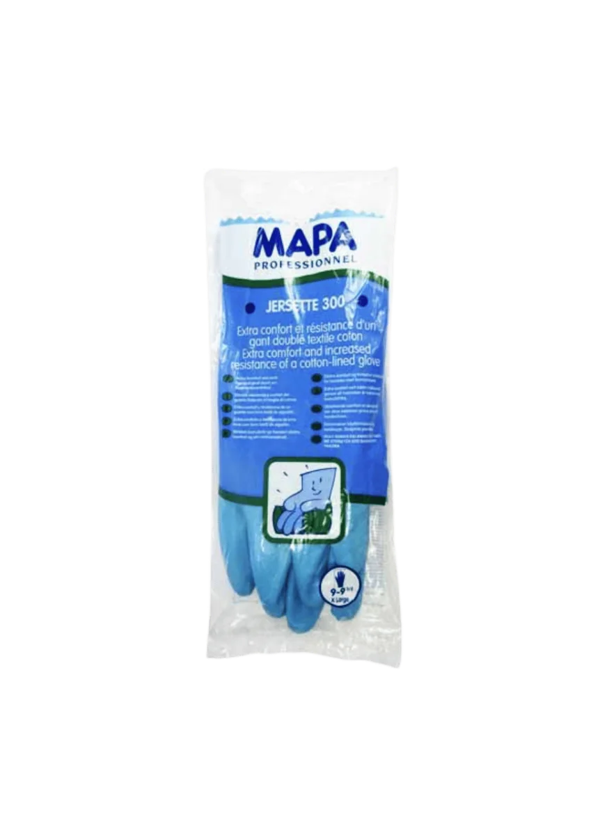 Mapa Paire de Gants Jersette 300 Latex Bleu Taille 6 – Image 3
